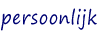 -> persoonlijk